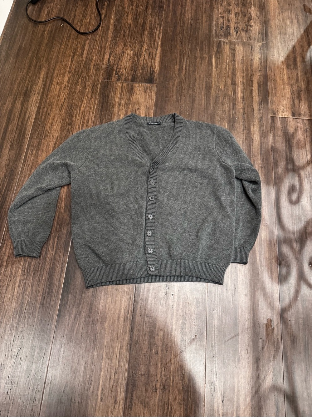 Brandy Melville grey button up cardigan